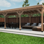 Douglas overkapping, 302 x 864 cm Verando, Pure